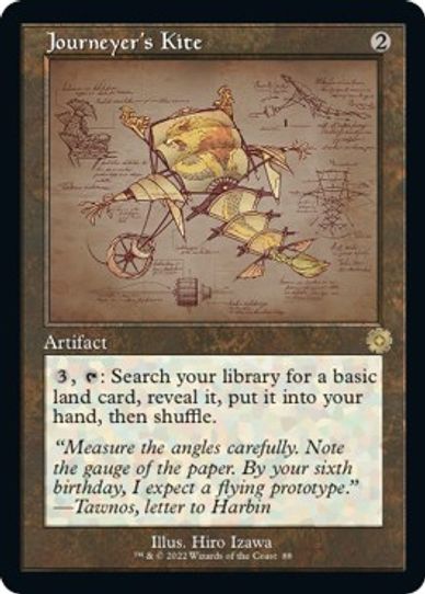 Journeyer's Kite (Schematic) (88) [Brothers War Retro Frame Artifacts]