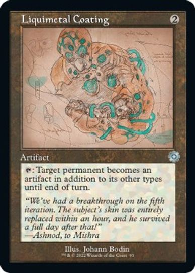 Liquimetal Coating (Schematic) (91) [Brothers War Retro Frame Artifacts]