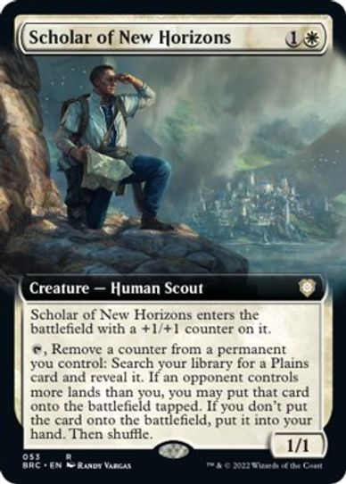 Scholar of New Horizons (Extended Art) (53) [Commander The Brothers War]