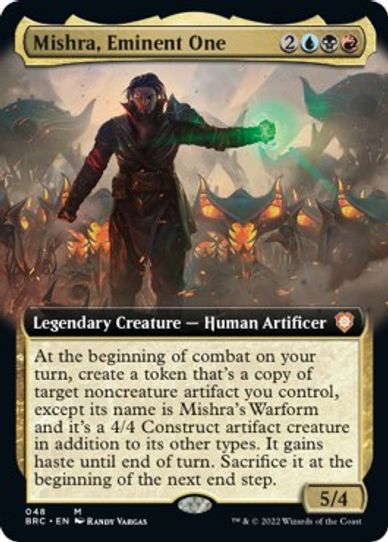 Mishra, Eminent One (Extended Art) (48) [Commander The Brothers War]