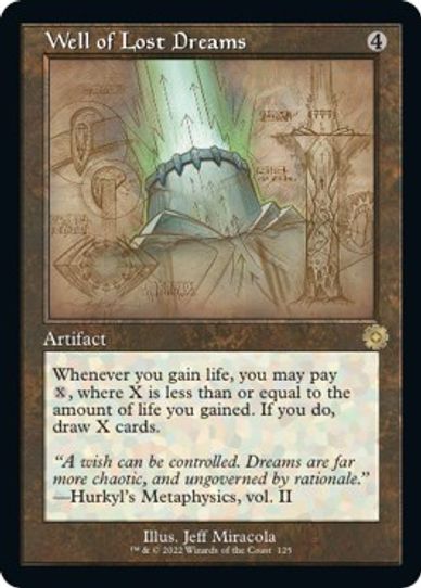 Well of Lost Dreams (Schematic) (125) [Brothers War Retro Frame Artifacts]