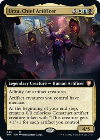 Urza, Chief Artificer (Extended Art) (49) [Commander The Brothers War]