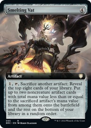 Smelting Vat (Extended Art) (65) [Commander The Brothers War]