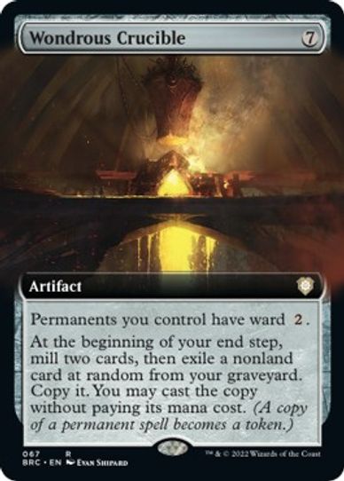 Wondrous Crucible (Extended Art) (67) [Commander The Brothers War]