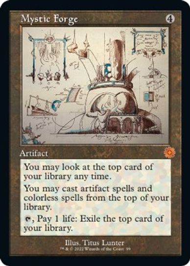 Mystic Forge (Schematic) (99) [Brothers War Retro Frame Artifacts]