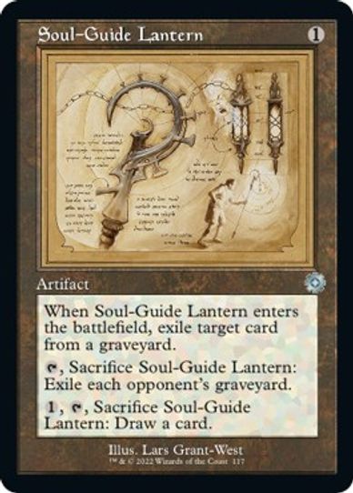 Soul Guide Lantern (Schematic) (117) [Brothers War Retro Frame Artifacts]