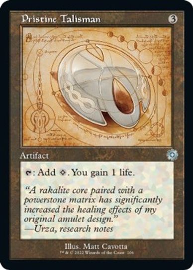Pristine Talisman (Schematic) (106) [Brothers War Retro Frame Artifacts]