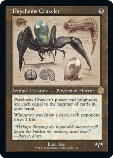 Psychosis Crawler (Schematic) (107) [Brothers War Retro Frame Artifacts]