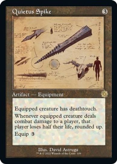 Quietus Spike (Schematic) (109) [Brothers War Retro Frame Artifacts]