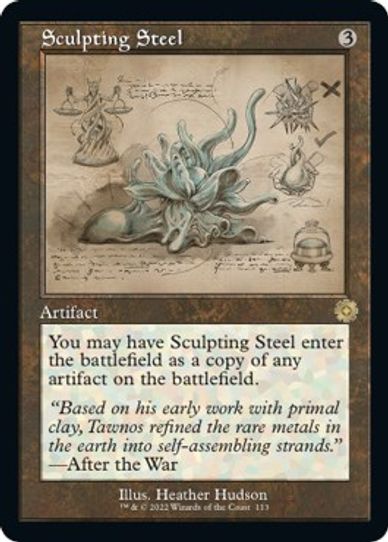 Sculpting Steel (Schematic) (113) [Brothers War Retro Frame Artifacts]