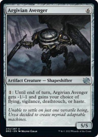 Argivian Avenger (232) [The Brothers War]