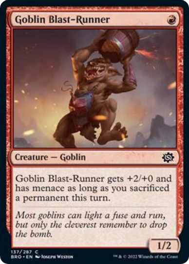 Goblin Blast Runner (137) [The Brothers War]