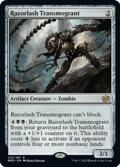 Razorlash Transmogrant (122) [The Brothers War]