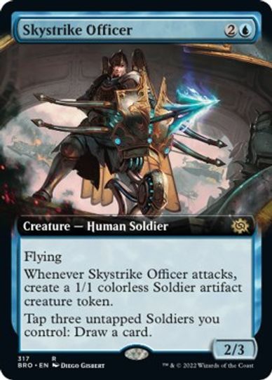 Skystrike Officer (Extended Art) (317) [The Brothers War]