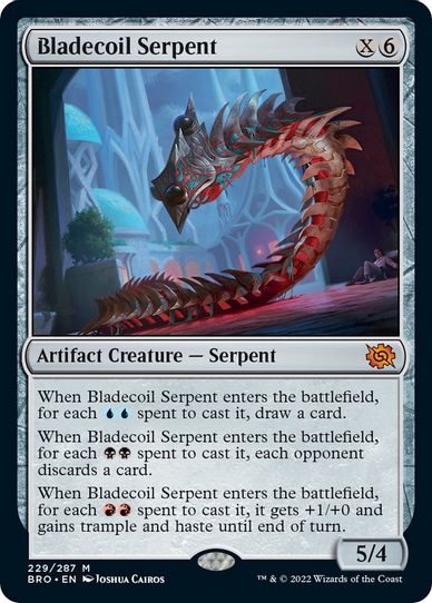 Bladecoil Serpent (229) [The Brothers War]