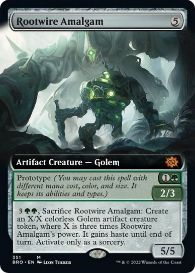 Rootwire Amalgam (Extended Art) (351) [The Brothers War]