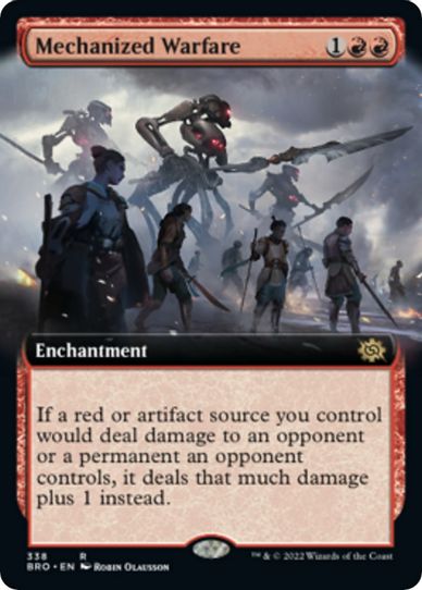 Mechanized Warfare (Extended Art) (338) [The Brothers War]