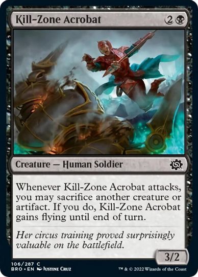 Kill Zone Acrobat (106) [The Brothers War]