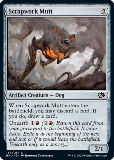 Scrapwork Mutt (164) [The Brothers War]