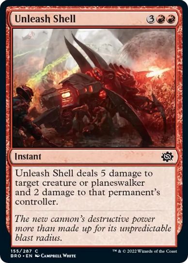 Unleash Shell (155) [The Brothers War]