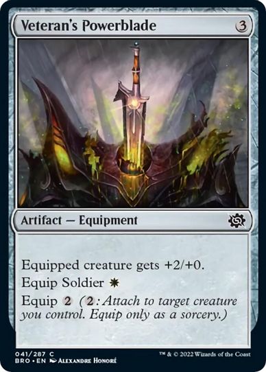 Veteran's Powerblade (41) [The Brothers War]