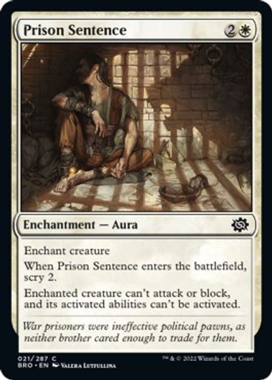 Prison Sentence (21) [The Brothers War]
