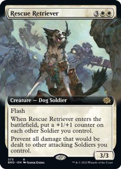 Rescue Retriever (Extended Art) (373) [The Brothers War]