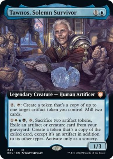 Tawnos, Solemn Survivor (Extended Art) (42) [Commander The Brothers War]