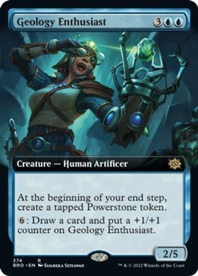 Geology Enthusiast (Extended Art) (374) [The Brothers War]
