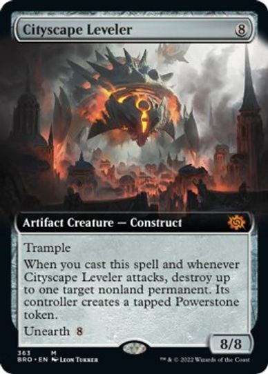 Cityscape Leveler (Extended Art) (363) [The Brothers War]