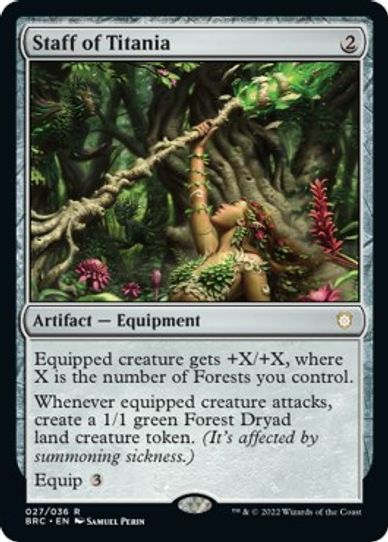 Staff of Titania (27) [Commander The Brothers War]