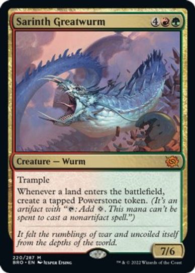 Sarinth Greatwurm (220) [The Brothers War]