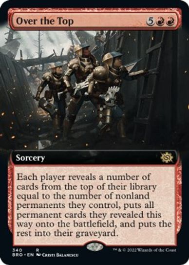 Over the Top (Extended Art) (340) [The Brothers War]