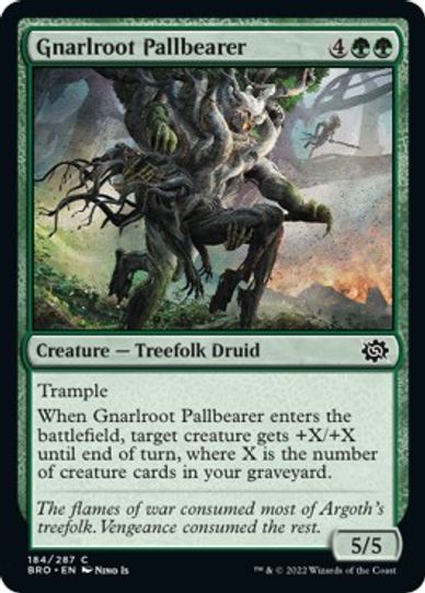 Gnarlroot Pallbearer (184) [The Brothers War]