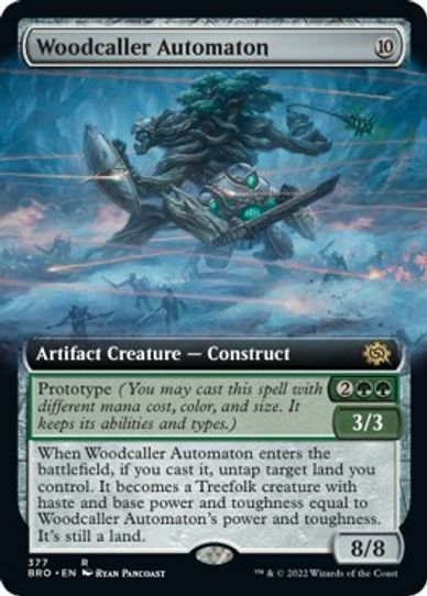 Woodcaller Automaton (Extended Art) (377) [The Brothers War]