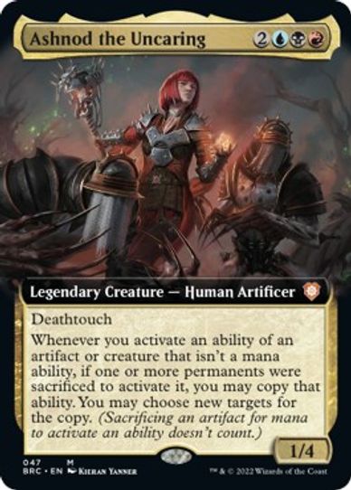 Ashnod the Uncaring (Extended Art) (47) [Commander The Brothers War]