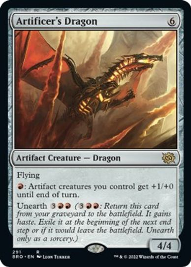 Artificer's Dragon (291) [The Brothers War]