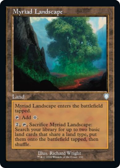 Myriad Landscape (190) [Commander The Brothers War]
