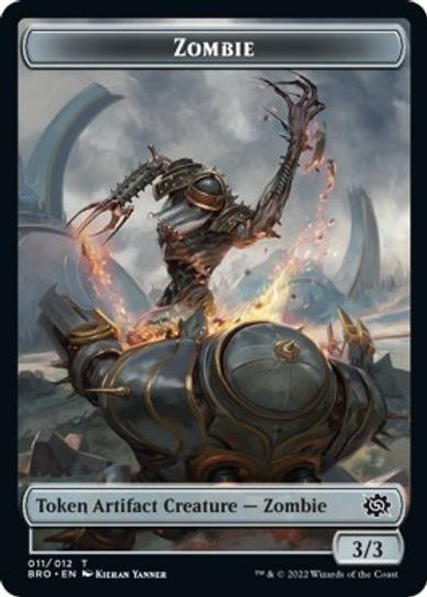 Zombie Token (11) [The Brothers War]