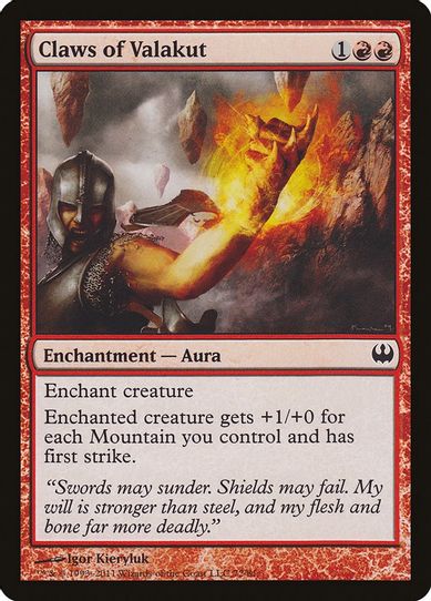 Claws of Valakut (72) [Duel Decks: Knights vs. Dragons]