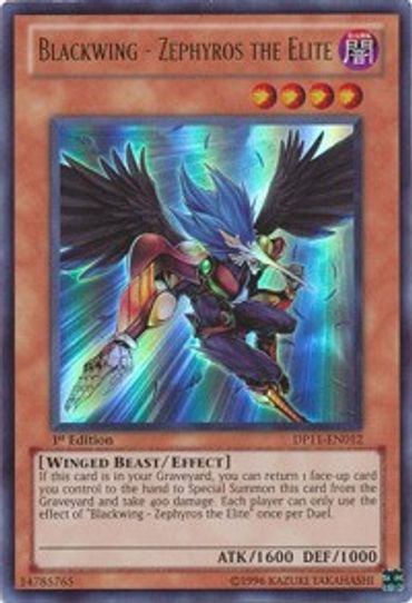 Blackwing - Zephyros the Elite (DP11-EN012) [Duelist Pack 11: Crow]