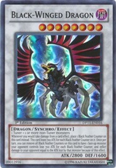 Black-Winged Dragon (DP11-EN016) [Duelist Pack 11: Crow]