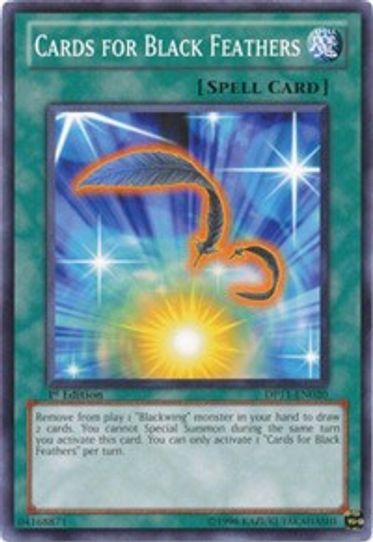 Cards for Black Feathers (DP11-EN020) [Duelist Pack 11: Crow]
