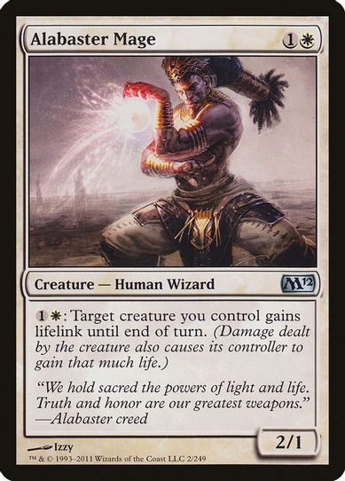 Alabaster Mage (2) [Magic 2012 (M12)]