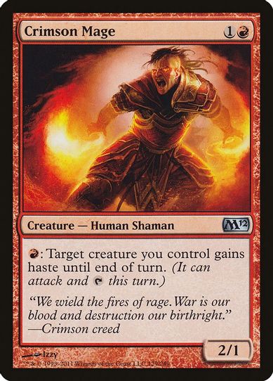 Crimson Mage (129) [Magic 2012 (M12)]