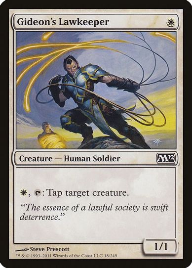 Gideon's Lawkeeper (18) [Magic 2012 (M12)]