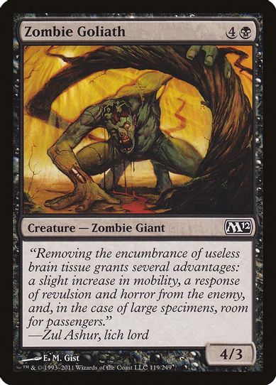 Zombie Goliath (119) [Magic 2012 (M12)]