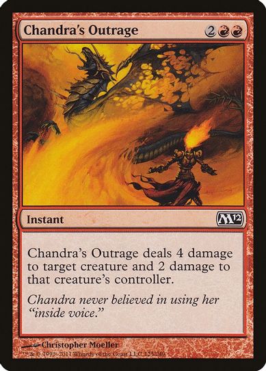 Chandra's Outrage (125) [Magic 2012 (M12)]