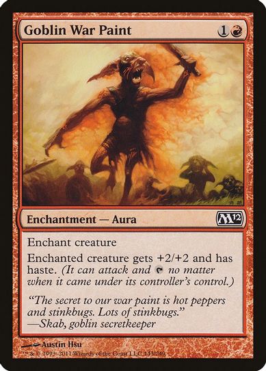 Goblin War Paint (143) [Magic 2012 (M12)]