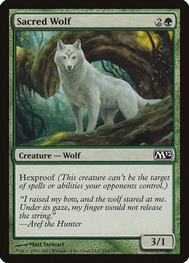 Sacred Wolf (194) [Magic 2012 (M12)]